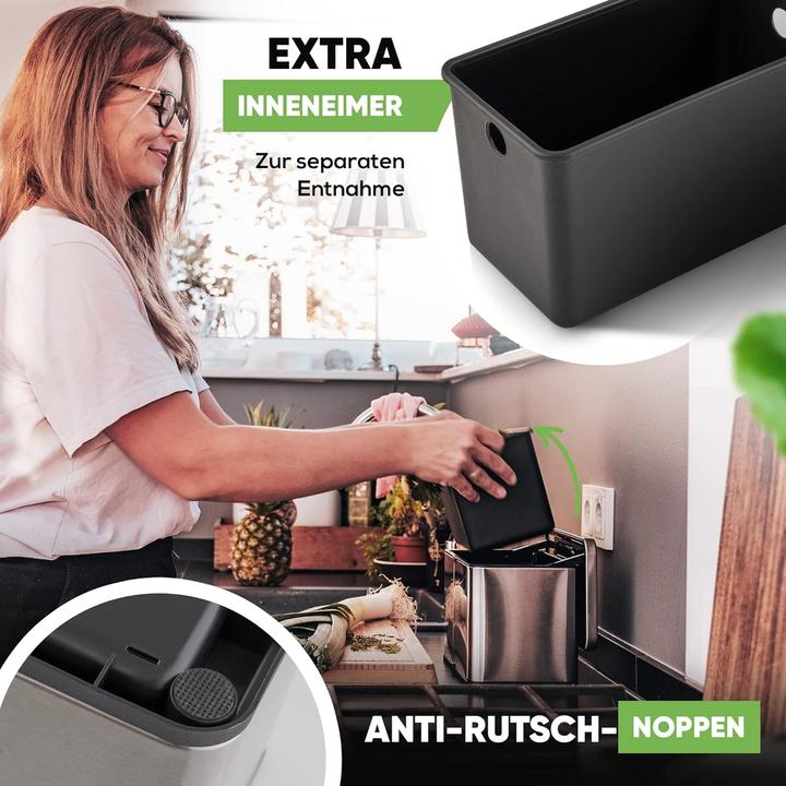 Produktbild equipps Komposteimer mit Geruchsfilter, 3L (3 l)