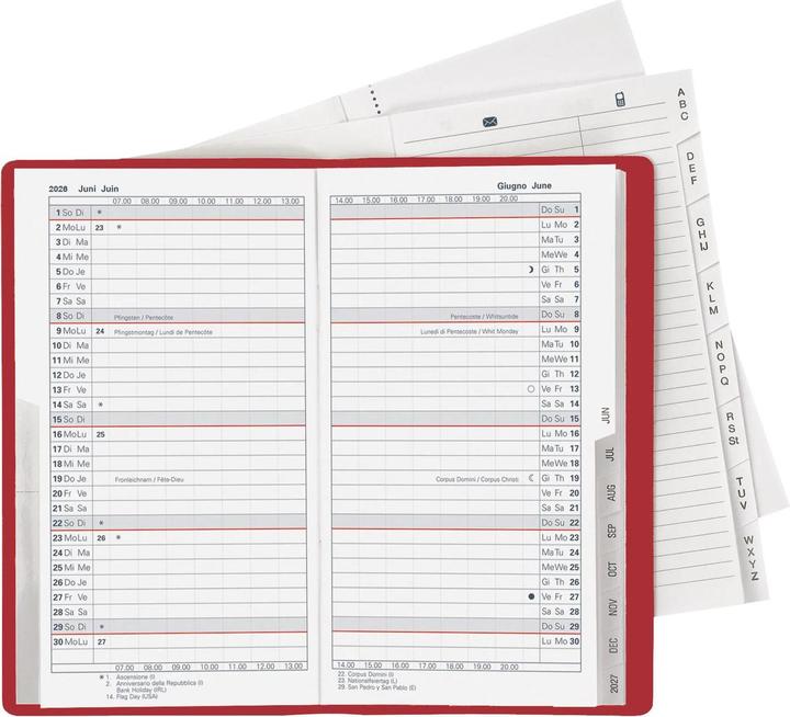 Image du produit Biella Planning Luzern (8,7 x 15,3 cm, Allemand)