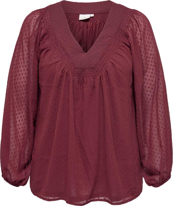 Immagine prodotto Only Vestibilità regolare Scollo a V Polsini elasticizzati Maniche a palloncino Top Top (46)