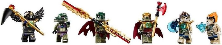 Produktbild LEGO Legends of Chima Craggers Croc Boot Zentrale (70006)