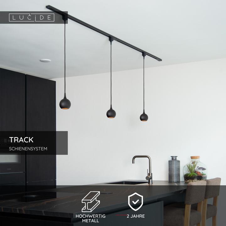 Image du produit Lucide TRACK - BASIC SET - Système de rails - Noir 09950/00/30