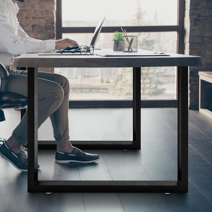 Actual product image CLP 2x Table legs Velden 90 cm, black