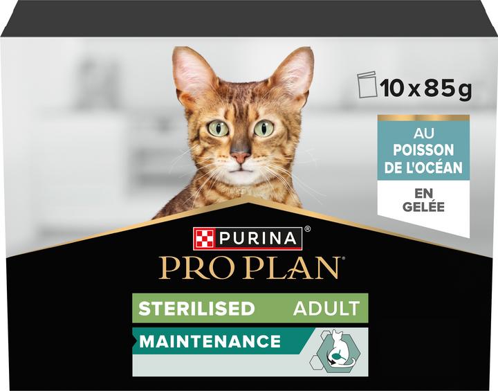 Produktbild Pro Plan Sterilised Maintenance in Gelee (Adult, 10 Stk., 850 g)
