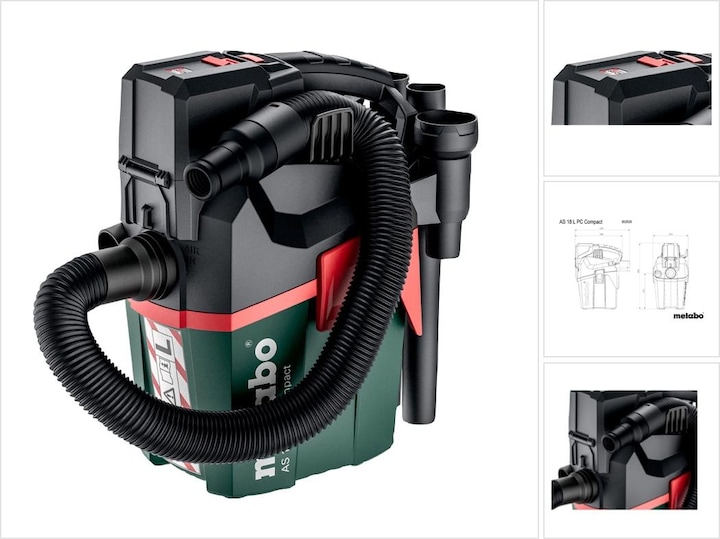 Immagine prodotto Metabo AS 18 L PC Compact (Aspirapolvere a umido e a secco)