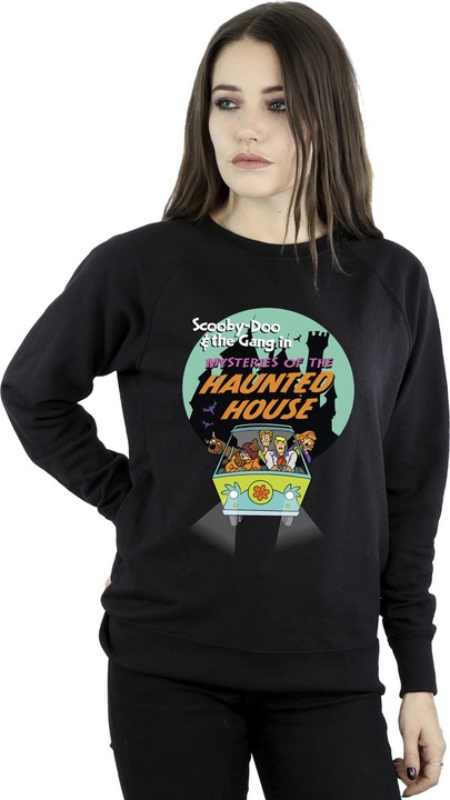 Actual product image Scooby Doo Womens/Ladies Haunted House Sweatshirt (M)