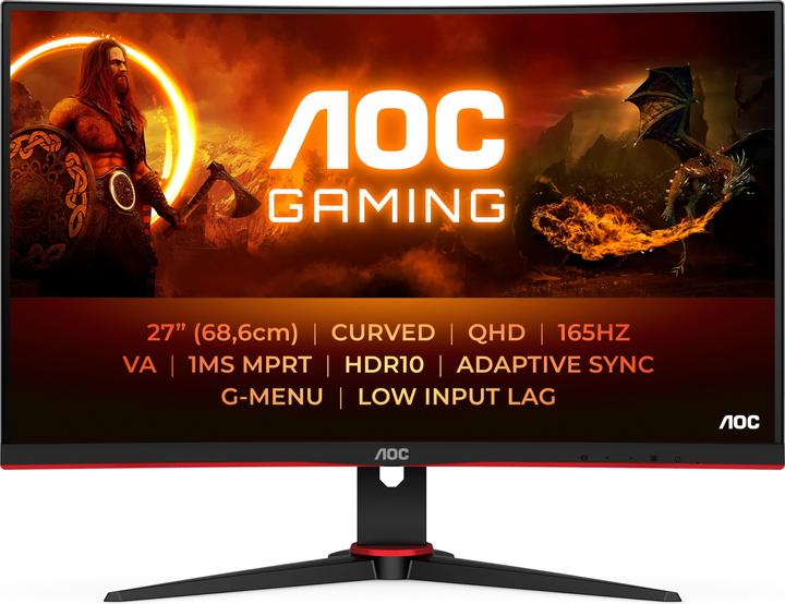 Produktbild AOC CQ27G2SE (2560 x 1440 Pixel, 27")