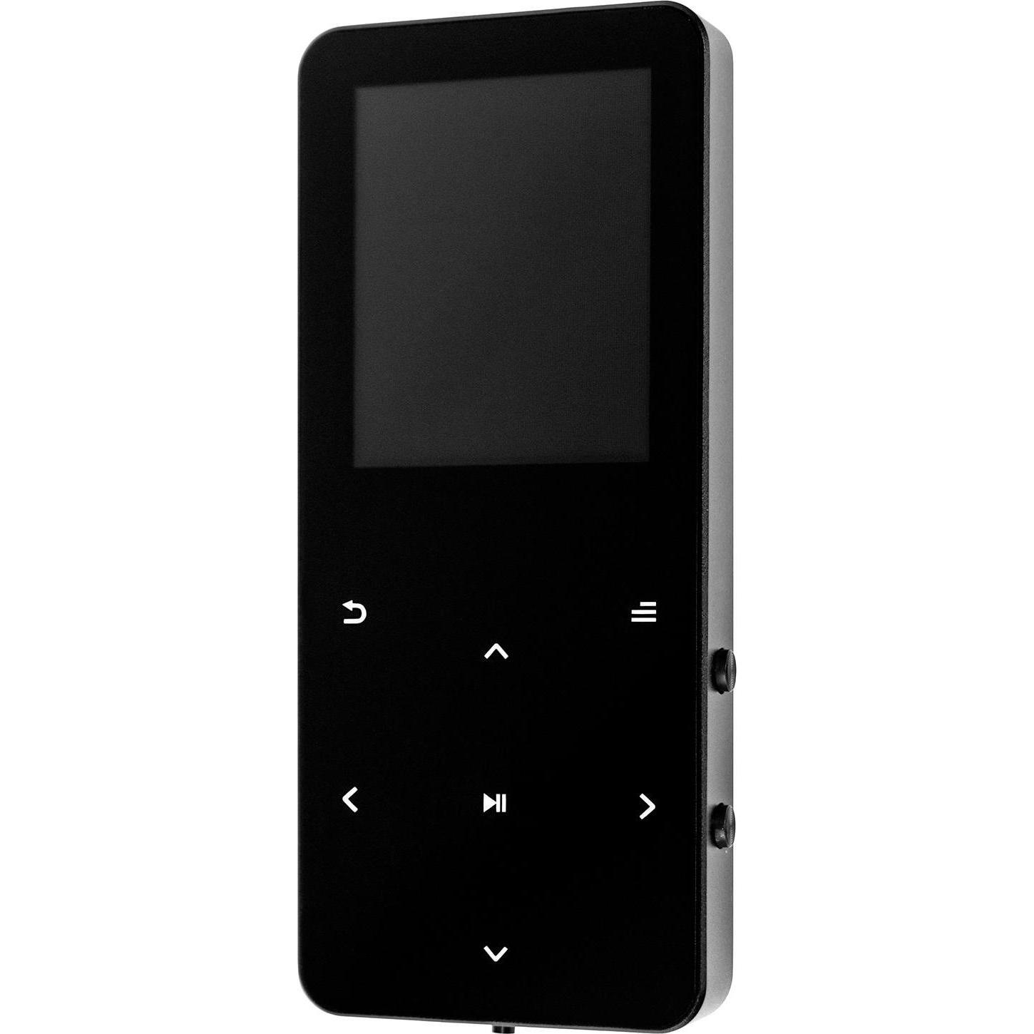 JTI MP3-Player mit Bluetooth und Lautsprecher (16 GB), MP3 Player + Portable Audiogeräte, Schwarz