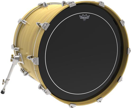 Produktbild Remo Pin Stripe Ebony (Snare, Tom, Trommel)