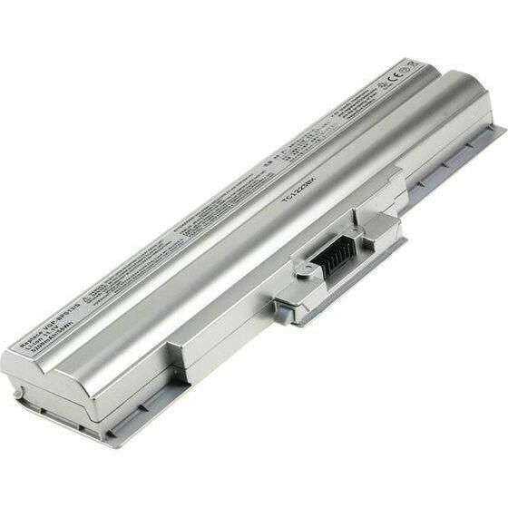Thumbnail - 2-Power Main Battery Pack 10.8V 4400mAh (6 Zellen, 4400 mAh), Notebook Akku, Schwarz, Silber