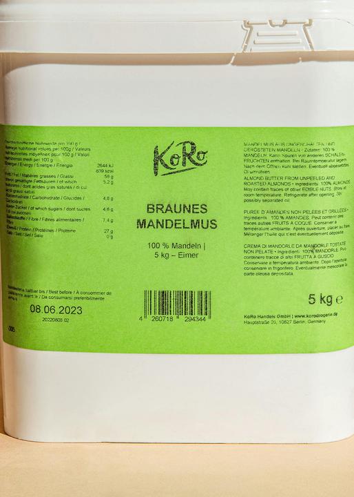 Immagine prodotto KoRo Burro di mandorle ottenuto da granella di mandorle non pelate e tostate (5000 g)