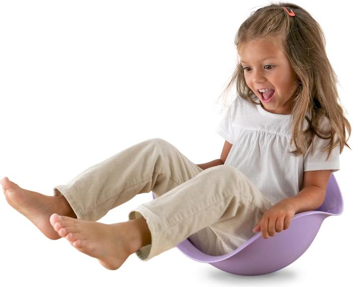 Actual product image Moluk Bilibo balance and play bowl purple
