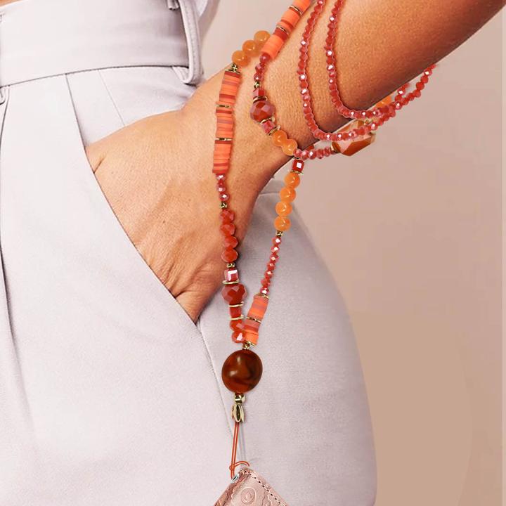 Image du produit Avizar Chaîne pour téléphone portable Heishi Perles