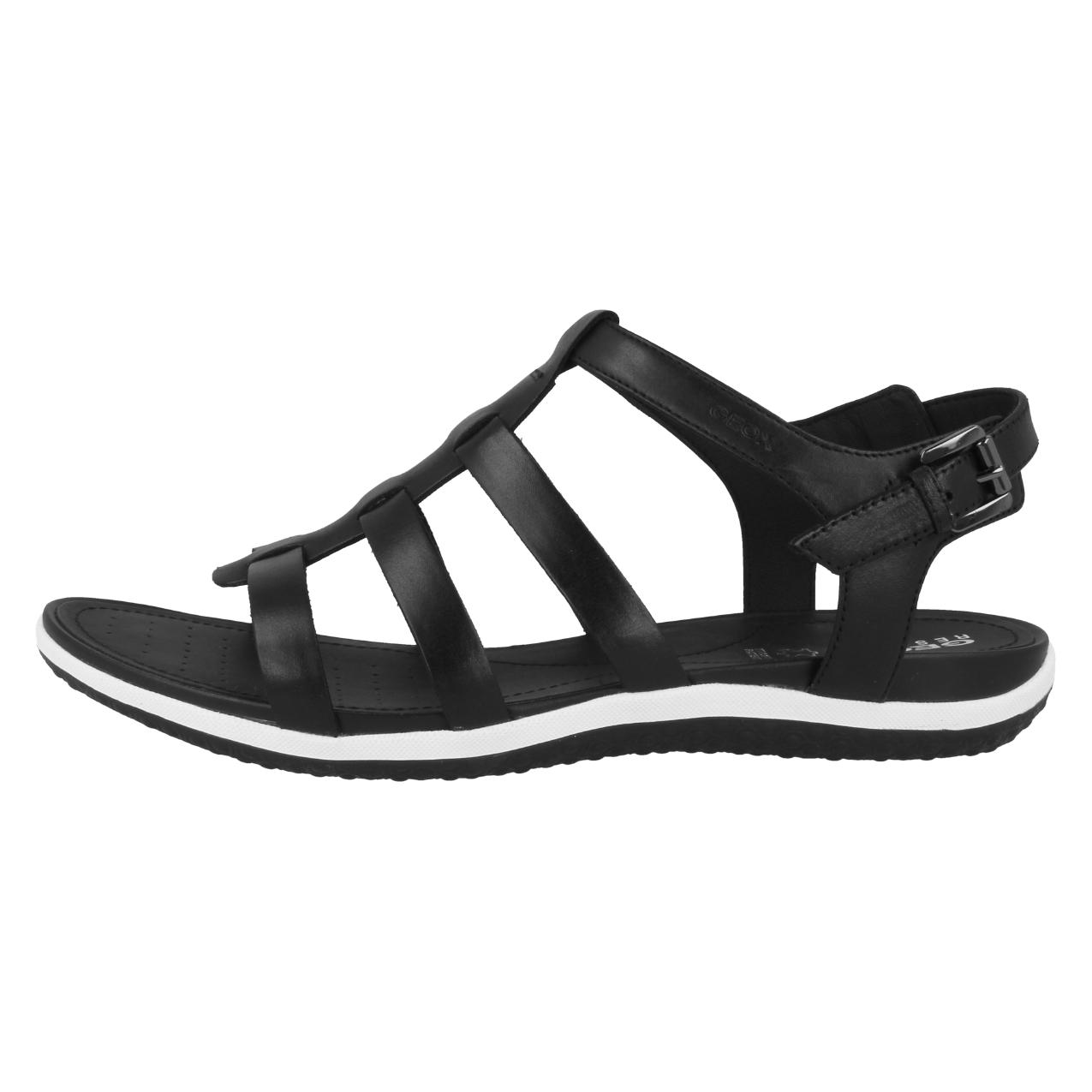 Geox, Vrouwen, Sandalen, D Sand.Vega A, Zwart, (36)