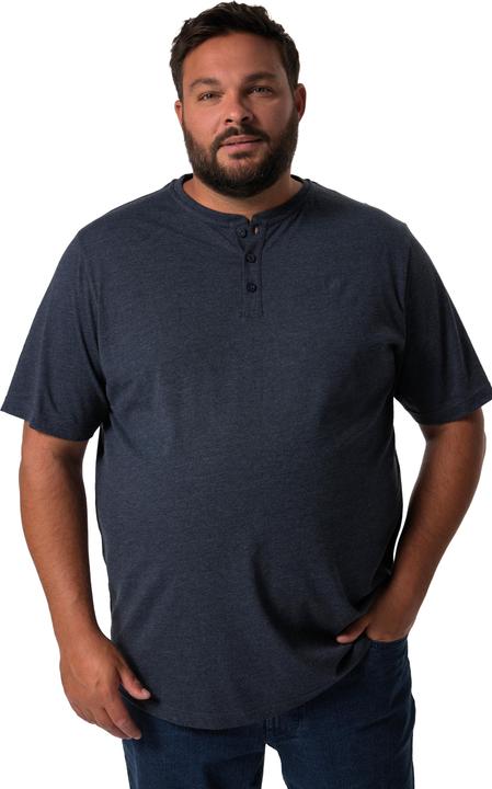 Produktbild Men+ Henley, 2er-Pack, Basic, Halbarm, Rundhals (XXL)