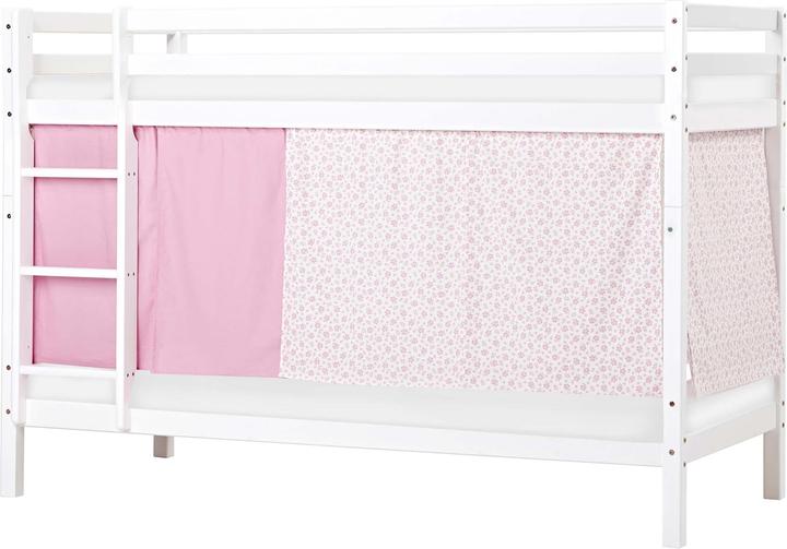 Hoppekids BUNDLE BASIC bunk bed 90x200cm with Nostalgia curtain and ECO Dream mattresses (90 x 200 cm)