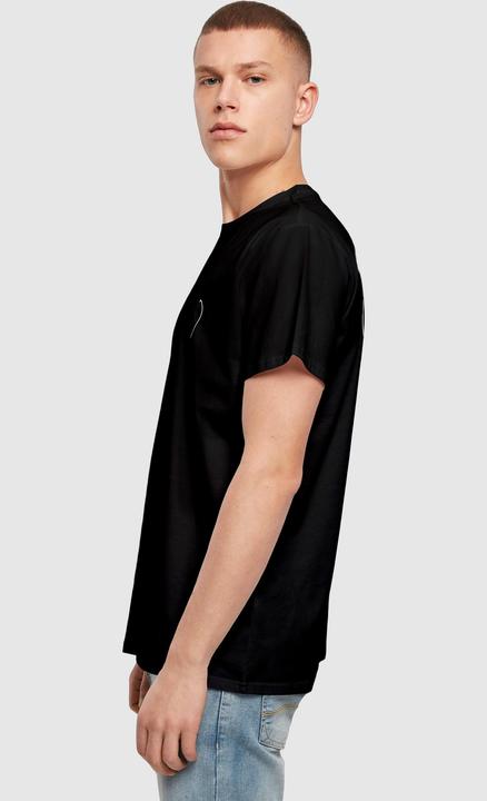 Produktbild Merchcode MHSS Herz Weiss 2 Basic T-Shirt - 172475 (S)