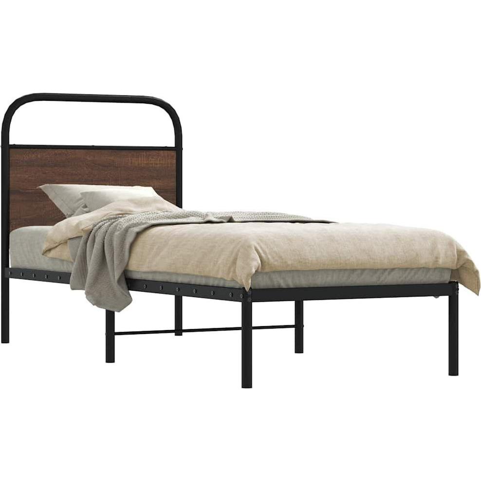 VidaXL, Bett, Bettgestell ohne Matratze (75 x 190 cm)