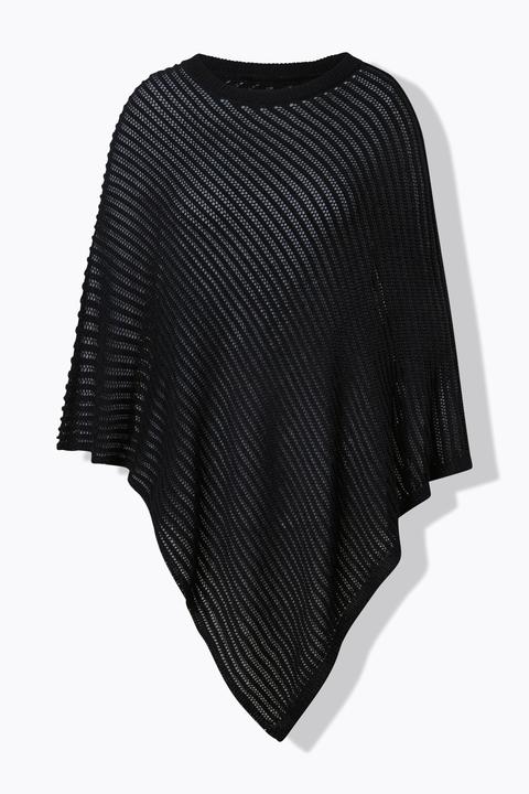 Produktbild Miamoda Poncho, oversized, Glitzer-Strick, Zipfelsaum (58, 60, 62)