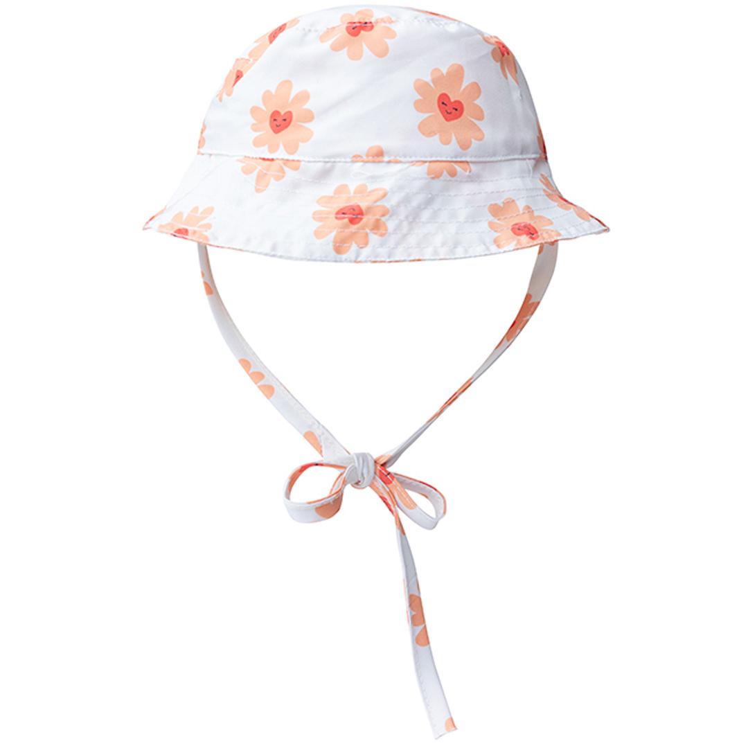 Swim Essentials, Bambine, Cappello, Cappello da sole Flower Hearts taglia 48, Multicolore, (48)