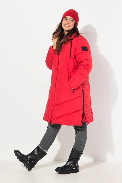 Image du produit Ulla Popken Manteau matelassé HYPRAR, tissu déperlant, fermeture zippée sur les côtés (46, 48)