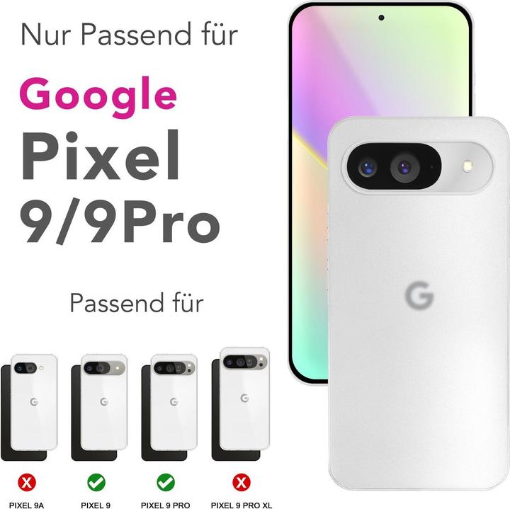 Produktbild Nalia Phantom - 0,3mm Extrem Dünn, Federleicht, Mattiert, Minimalistisch - Ultra-Slim Handycase (Google Pixel 9)