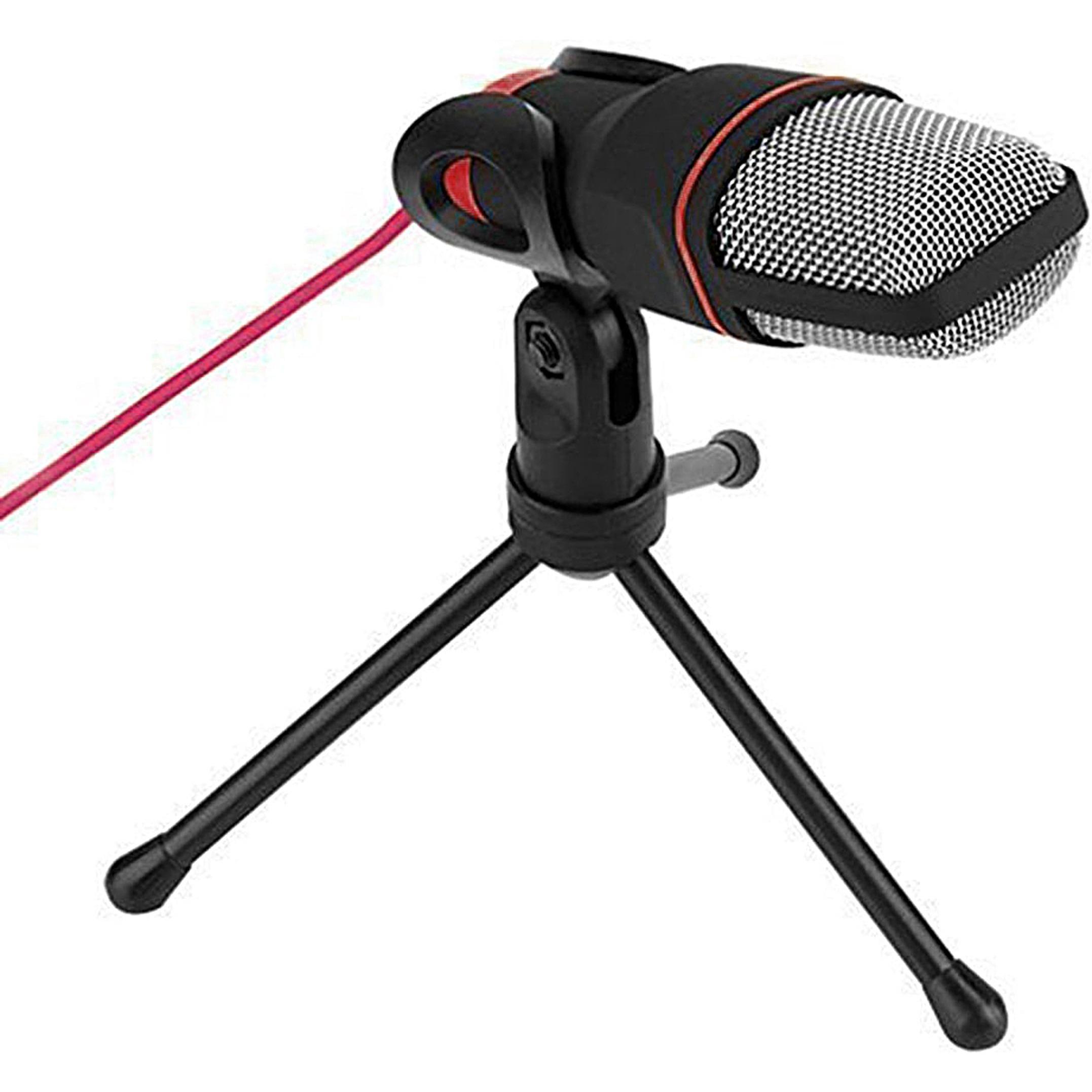 Varr Gaming Microphone with Tripod Stand, jack connetion, Black, Cable, Mikrofon
