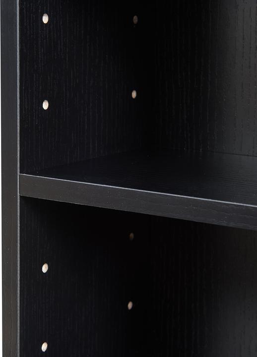 Produktbild En.Casa CD Regal Tynset 90x20x20 cm mit 6 Fächern Schwarz (20 x 20 x 90 cm)