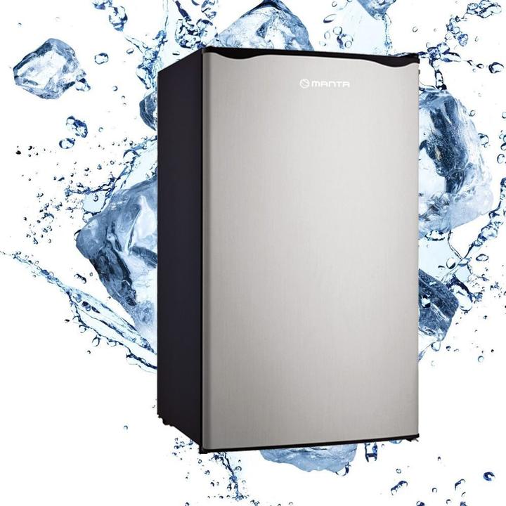 Immagine prodotto Manta MM520PS Frigorifero 91L Argento Inox/Nero (91 l)