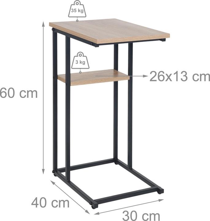 Image du produit Relaxdays Table d'appoint