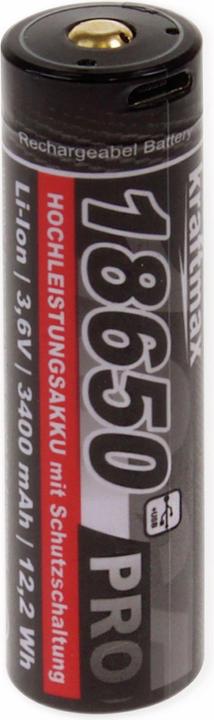 Kraftmax Pro Li-Ion 18650 (1 pcs, 18650, 3400 mAh)