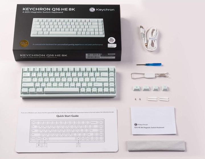 Actual product image Keychron Q16 HE 8K (CH, Cable)