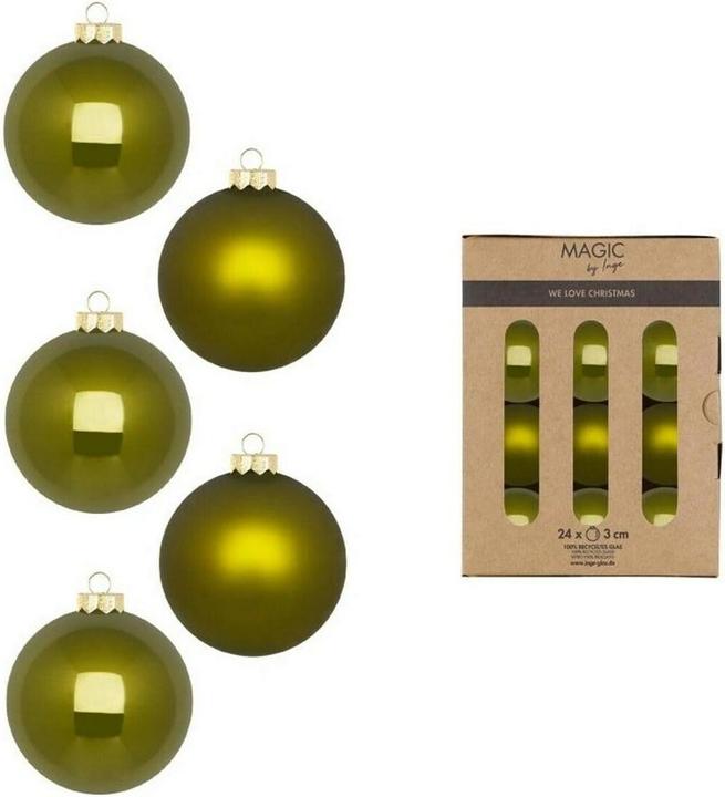 Produktbild Inge’s Glas Christmas Decor Weihnachtskugel (24x)