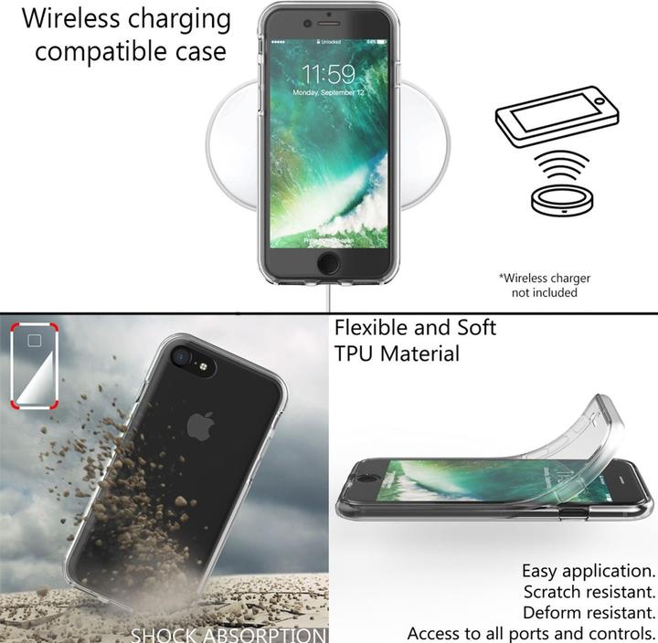 Actual product image Nalia 360 degree mobile phone case (Apple iPhone 7, Apple iPhone SE (2nd Gen))