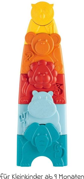 Actual product image Chicco Animals Eco+ stacking toy