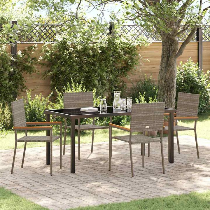 Actual product image vidaXL Garden dining set (160 x 80 x 73 cm)
