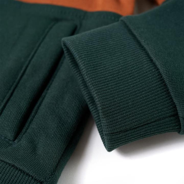 Produktbild vidaXL Kinder-Kapuzenpullover mit Reissverschluss 104,Material (104)