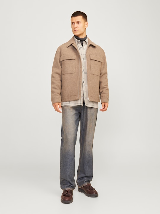Image du produit Jack & Jones Jprraymond Melange Check Ls Overshirt Sn (XXL)