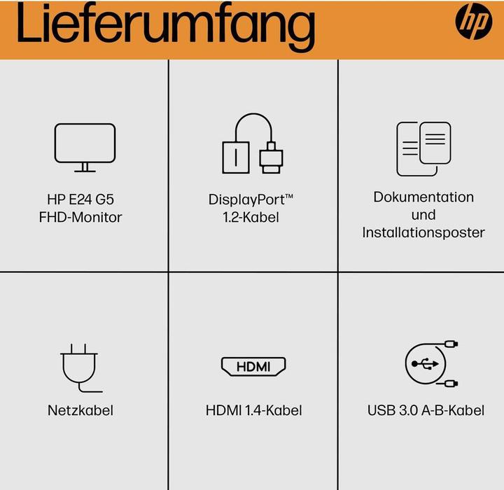 Productafbeelding HP E24 G5 (1920 x 1080 Pixels, 23.80")