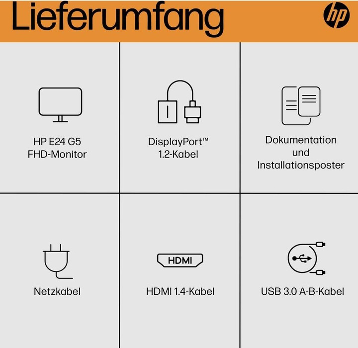 Image du produit HP E24 G5 (1920 x 1080 pixels, 23.80")