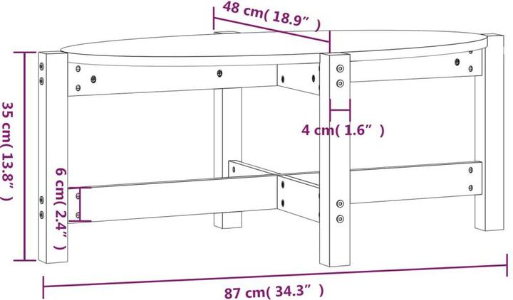 Image du produit vidaXL Couchtisch
