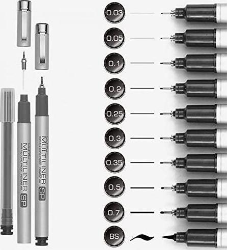 Actual product image Copic Multiliner SP Replacement Tip 0.5mm (0.50 mm, 2 pcs.)