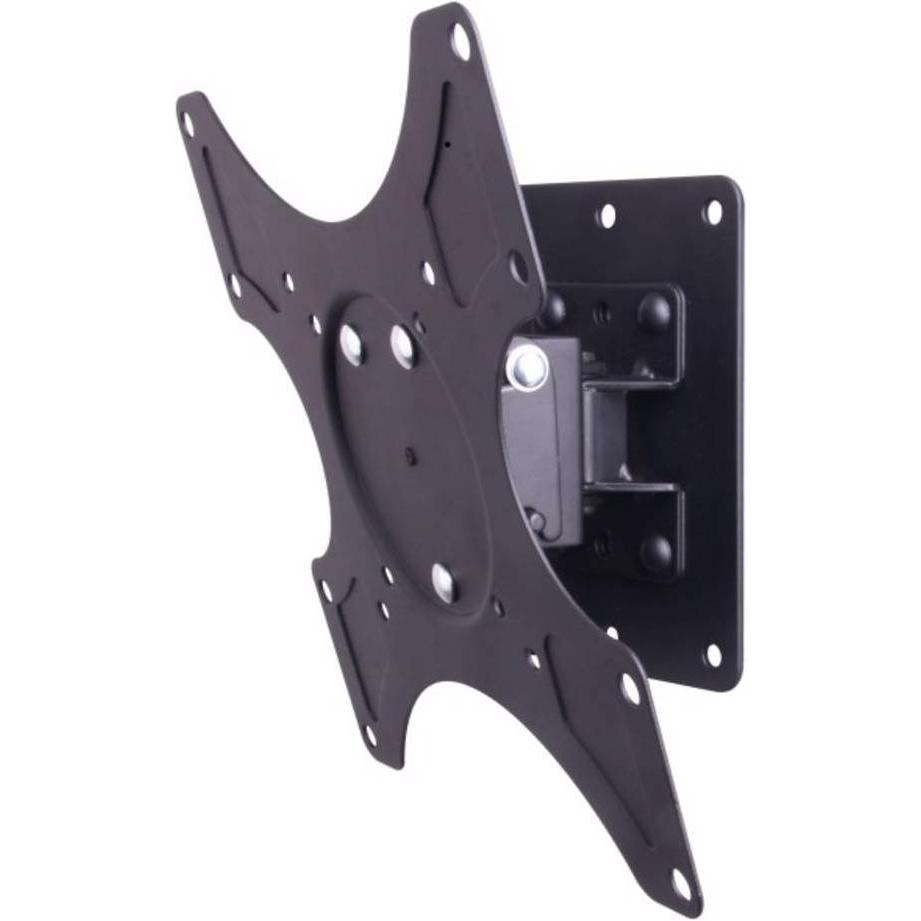 Techly Tiltable Wall Bracket (Wand, 37", 25 kg), TV Wandhalterung, Schwarz