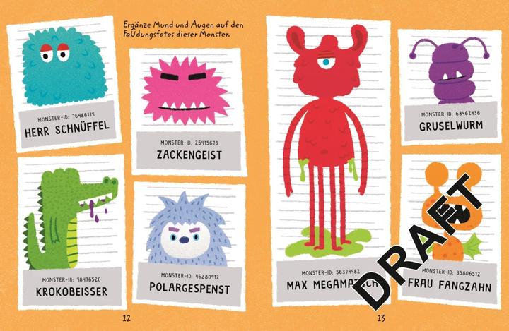 Produktbild Sticker-Kreativbuch: Monster-Gesichter