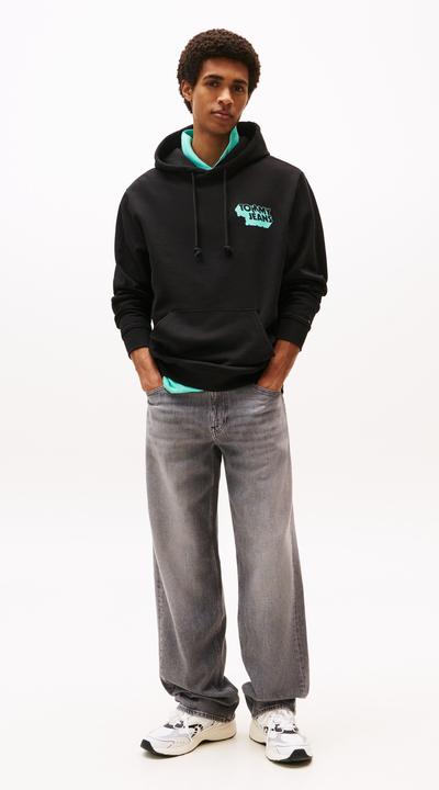 Produktbild Tommy Jeans Tjm Stack Back Logo Hoodie Ext (L)