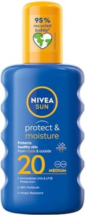 Produktbild NIVEA Sun Protect & Moisture Moisturizing Sun Spray Lotion Spf20 200Ml (Sonnenspray, SPF 20, 200 ml)