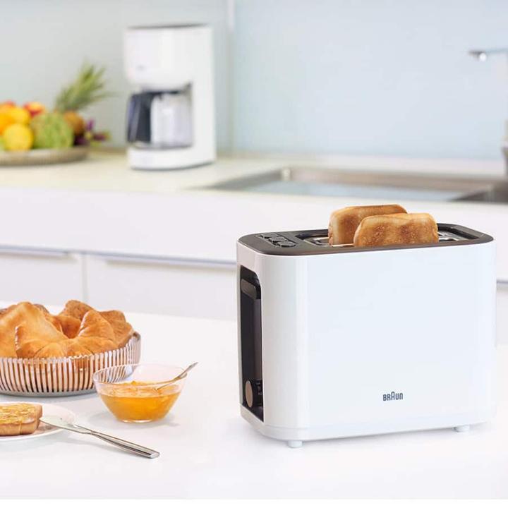 Actual product image Braun HT3000WH Toaster 2 slice(s)