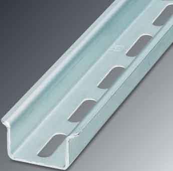 Actual product image Phoenix Contact Top hat rail NS 35/15 ZN perforated 2000MM Content: 2 m