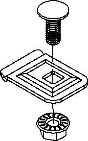 Produktbild Niedax Leiterbefestigung KLTB 6 Montagematerial für Kabeltragsystem 4013339282708 (Kabelbrücke)