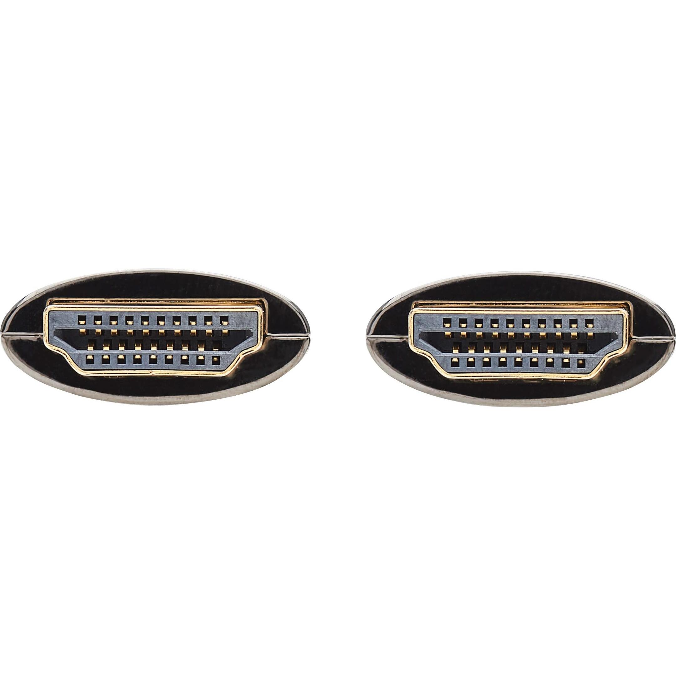 Thumbnail - Eaton 8K HDMI Plenum-Rated Fiber Active Optical Cable AOC 8K UHD 60Hz HDR M/M Black 20m (20 m, HDMI), Video Kabel