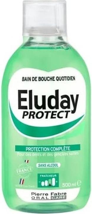 Immagine prodotto Eluday Mundspüllösung Protect Flasche 500 ml (500 ml, Collutorio)